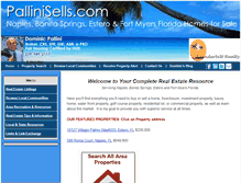 Tablet Screenshot of pallinisells.com